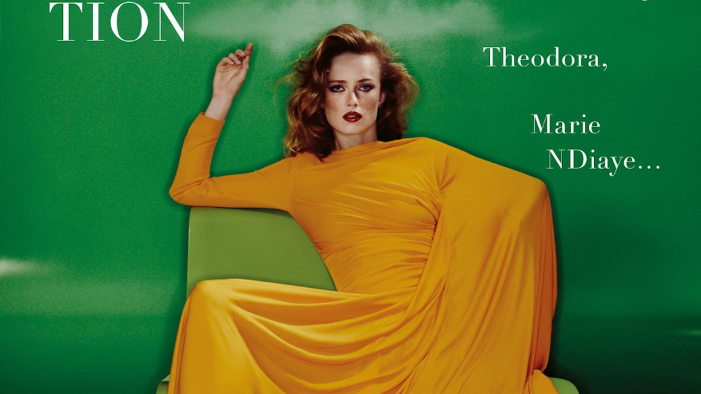 Harper’s Bazaar France April 2025 : Rianne van Rompaey by Carlijn Jacobs