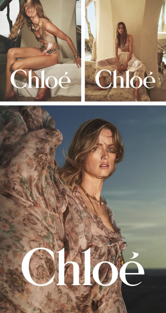 Chloé S/S 2025 : Rianne van Rompaey by David Sims