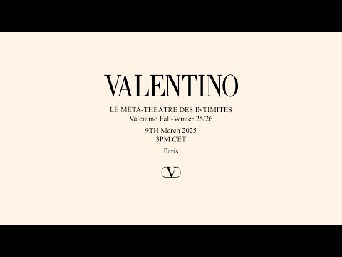 Valentino Le Méta-Théâtre Des Intimités