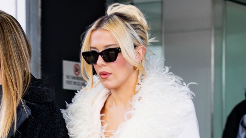 Millie Bobby Brown skirt suit