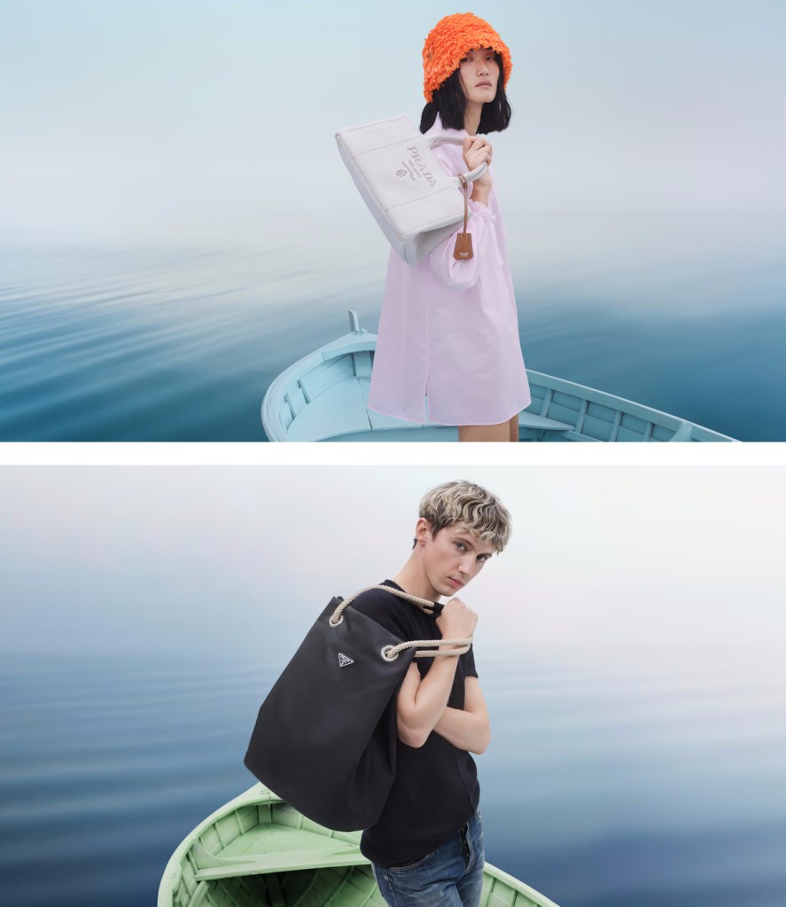 Prada 'Days of Summer' 2025 : Hunter Schafer, Troye Sivan & Kendall Jenner by Oliver Hadlee Pearch