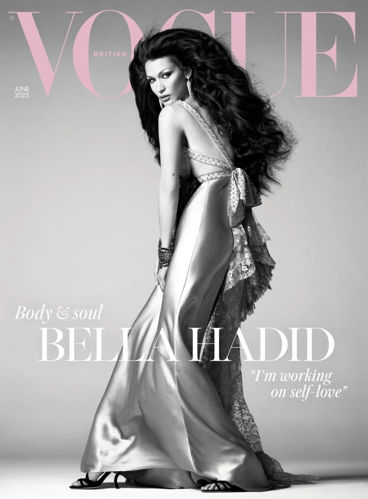 UK Vogue June 2025 : Bella Hadid by Steven Meisel