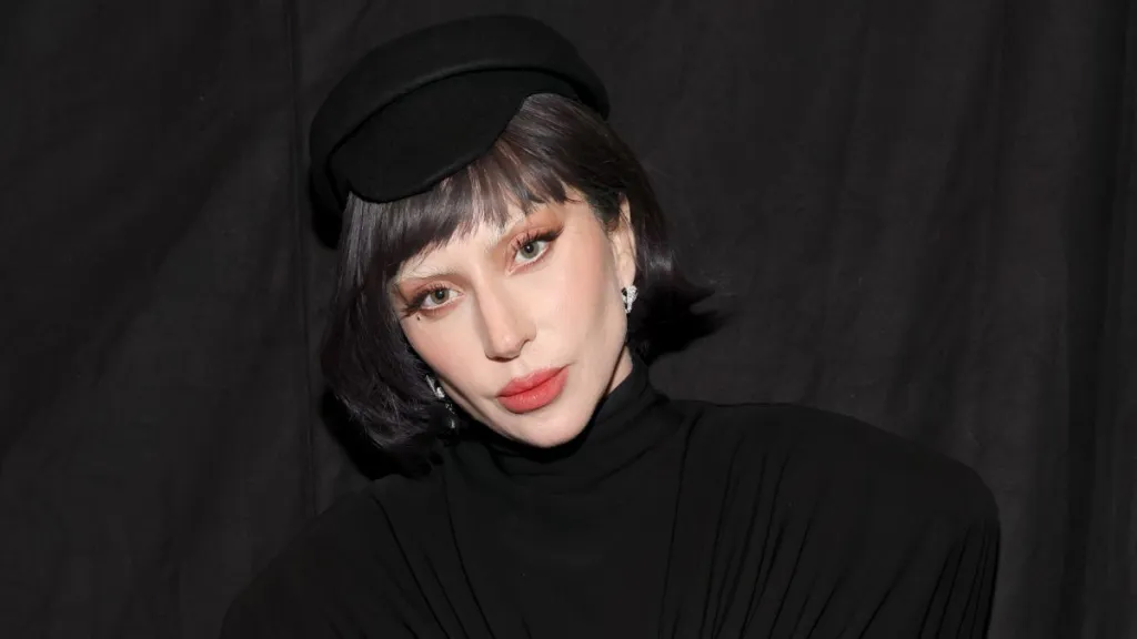 Lady Gaga attends the 2025 iHeartRadio Music Awards at Dolby Theatre in Los Angeles, California on March 17, 2025.