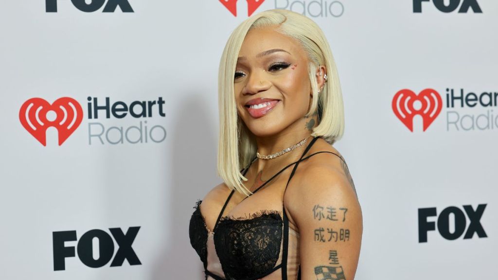 GloRilla attends the 2025 iHeartRadio Music Awards at Dolby Theatre on March 17, 2025 in Hollywood, California.