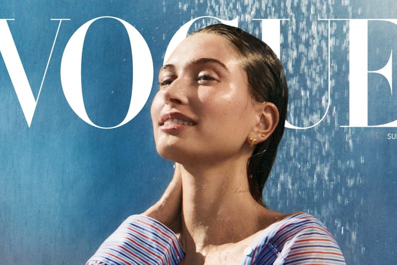 US Vogue Summer 2025 : Hailey Bieber by Mikael Jansson