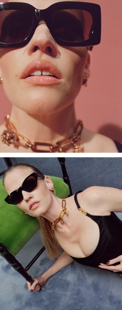Versace Eyewear S/S 2025 : Lara Stone by Zoë Ghertner