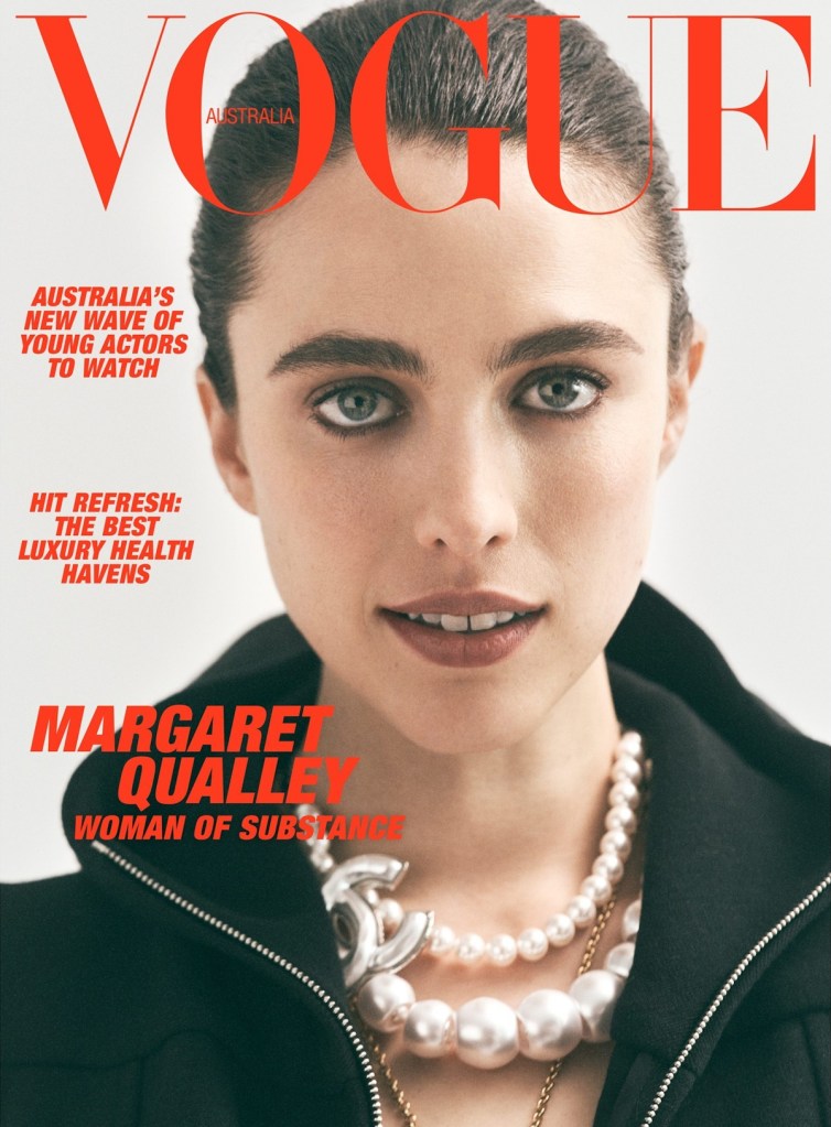 Vogue Australia January 2025 : Margaret Qualley by Josh Olins