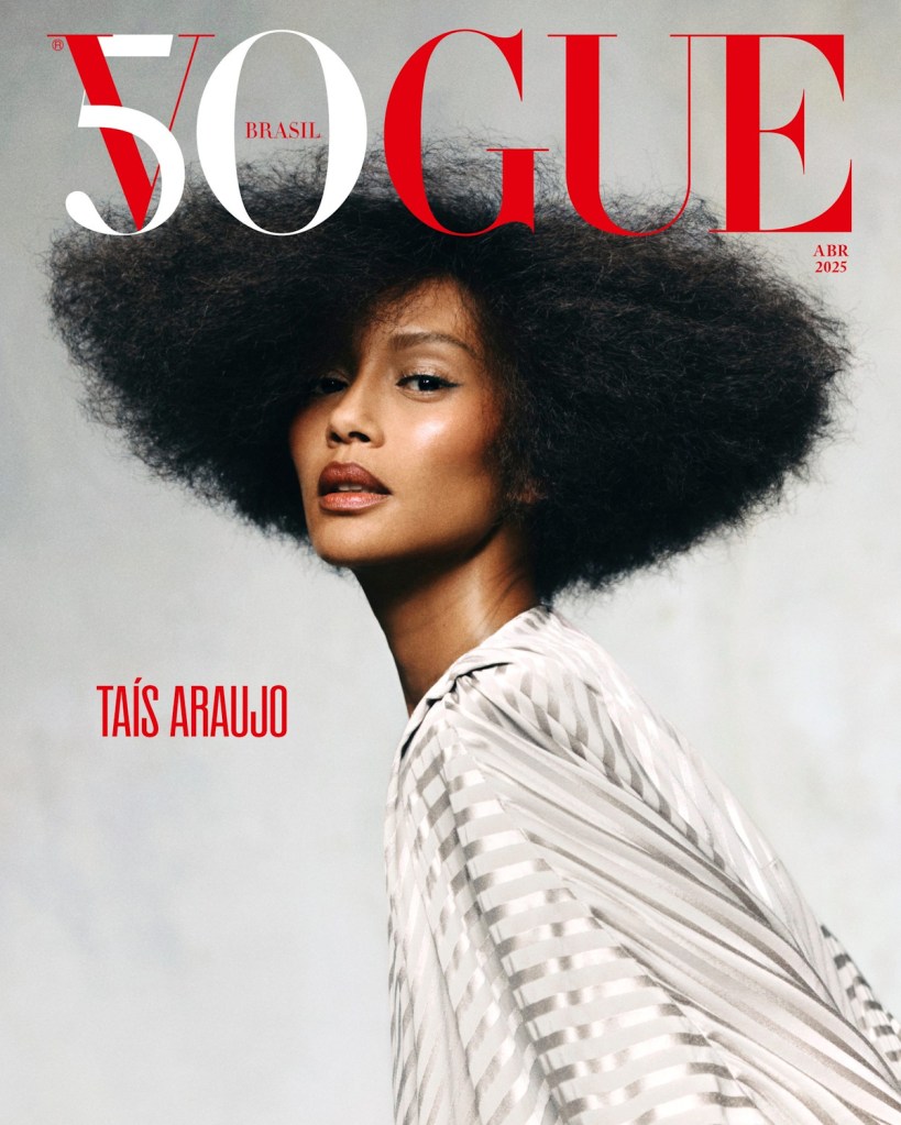 Vogue Brazil April 2025 : Taís Araújo by Mar + Vin