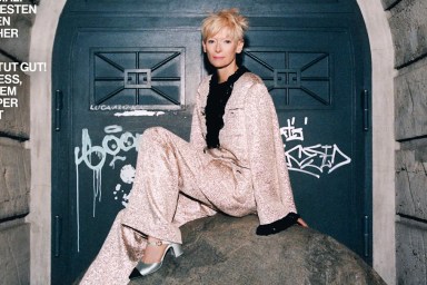 Vogue Germany April 2025 : Tilda Swinton by Roman Goebel