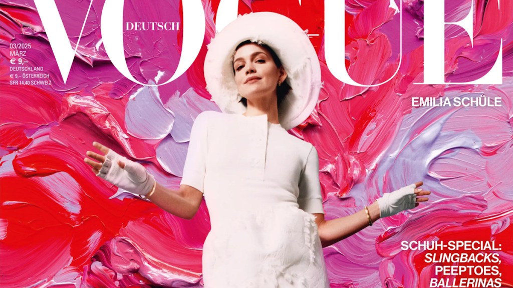 Vogue Germany March 2025 : Emilia Schüle by Felicity Ingram