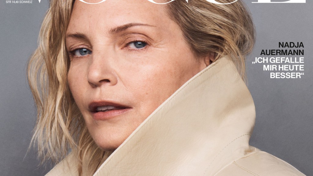 Vogue Germany May 2025 : Nadja Auermann by Scott Trindle