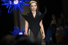 Florence Pugh LFW photos London Fashion Week Harris Reed