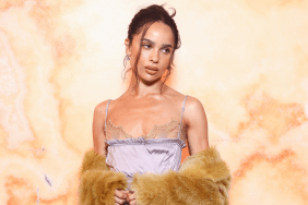 Zoë Kravitz attends the Saint Laurent Womenswear Fall/Winter 2025-2026 show as part of Paris Fashion Week at on March 11, 2025 in Paris, France.